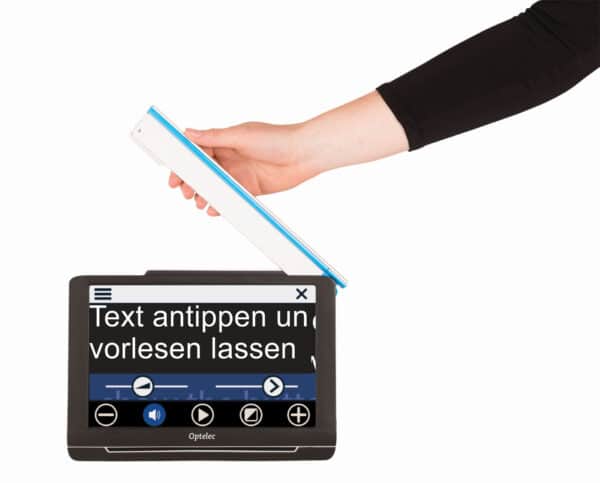 Optelec Compact 10 HD Speech Kameraarm öffnen