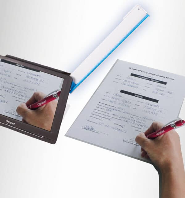 Optelec Compact 10 HD lesen Vertrag unterschreiben